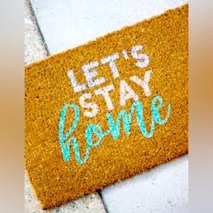 Custom made door mats